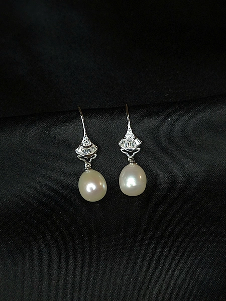 Pearl Hook Earrings