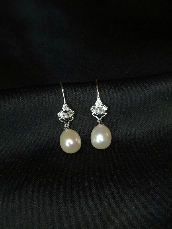 Pearl Hook Earrings