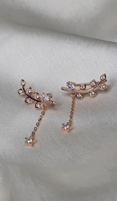 Stone Vine Ear Cuffs