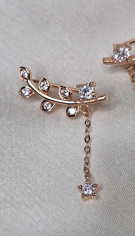 Stone Vine Ear Cuffs