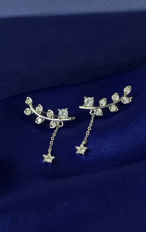 Stone Vine Ear Cuffs
