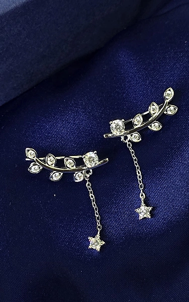 Stone Vine Ear Cuffs