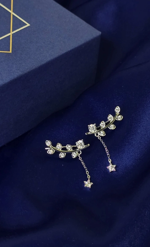 Stone Vine Ear Cuffs