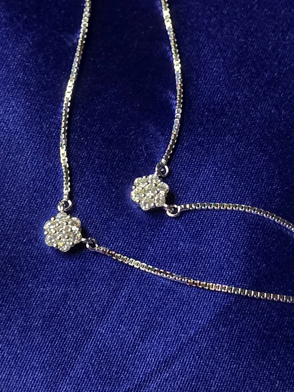 Diya Flower Anklets