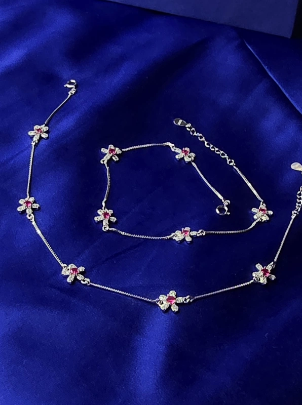 Flower Mala Anklets