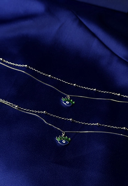 Blue Evil Eye Anklets