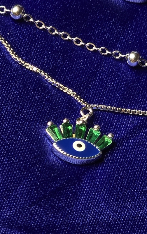 Blue Evil Eye Anklets