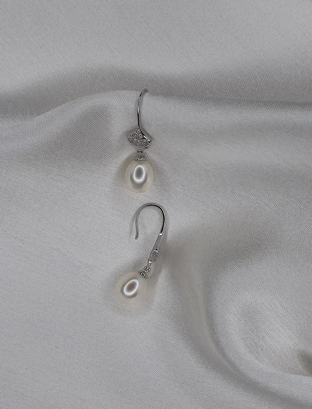 Pearl Hook Earrings